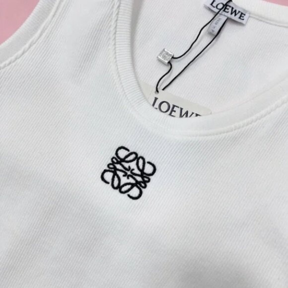 Loewe White Sleeveless Tank Top - Picture 5 of 6